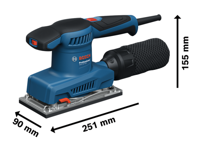 Vibracijski brusilnik Bosch GSS 20-18 A, 0601070101